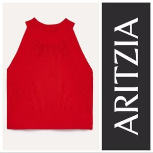 NWOT Aritzia Wilfred Crevier Knit Top